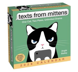 2026 Texts from Mittens the Cat Day-to-Day Calendar