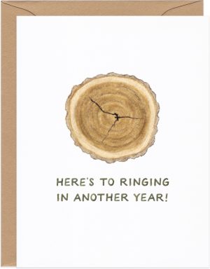Tree Rings Birthday Card