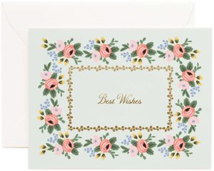 Best Wishes Congratulations Card