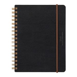 WM Ring Notebook Grain B6 Variant Black