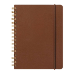 WM Ring Notebook Grain B6 Variant Dark Brown