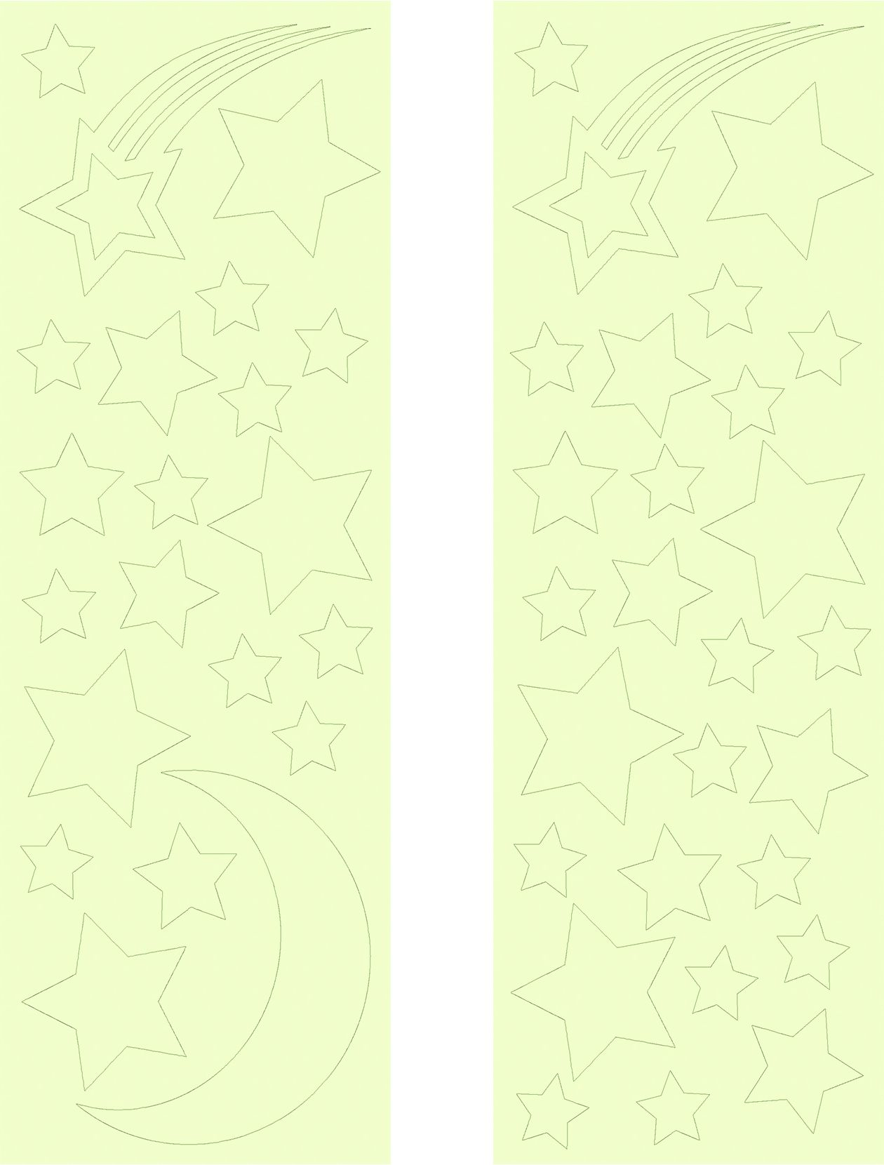 GLOPLAY Glow-in-the-dark stickers Starry Night - Image 3