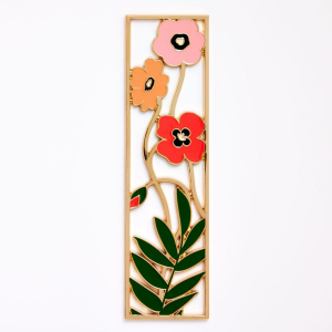 Laser Cut Flower Bookmark