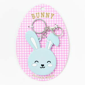 Mirrored Bunny Keychain