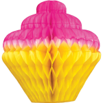 Honeycomb Cupcake. Light Pink