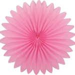 Plain fan. 40cm. Light Pink