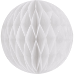 White Med Paper Honeycomb Sphere