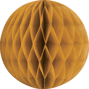 Gold SM Paper Honeycomb Sphere