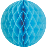Light Blue Lrg Paper Honeycomb Sphere