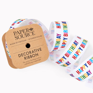 Happy Birthday Ribbon 1.5 10YD
