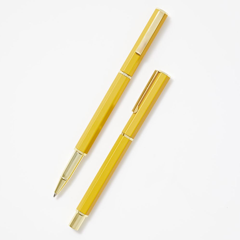 Paper Wasp Mustard Ballpoint Pen S/2 - Limited Edition - Image 2