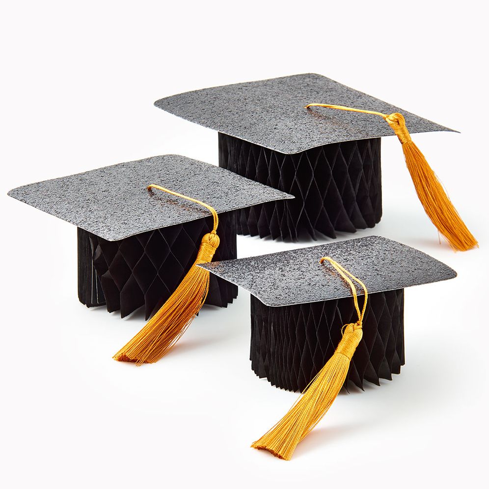 Graduation Cap Honeycomb D??cor - Image 2