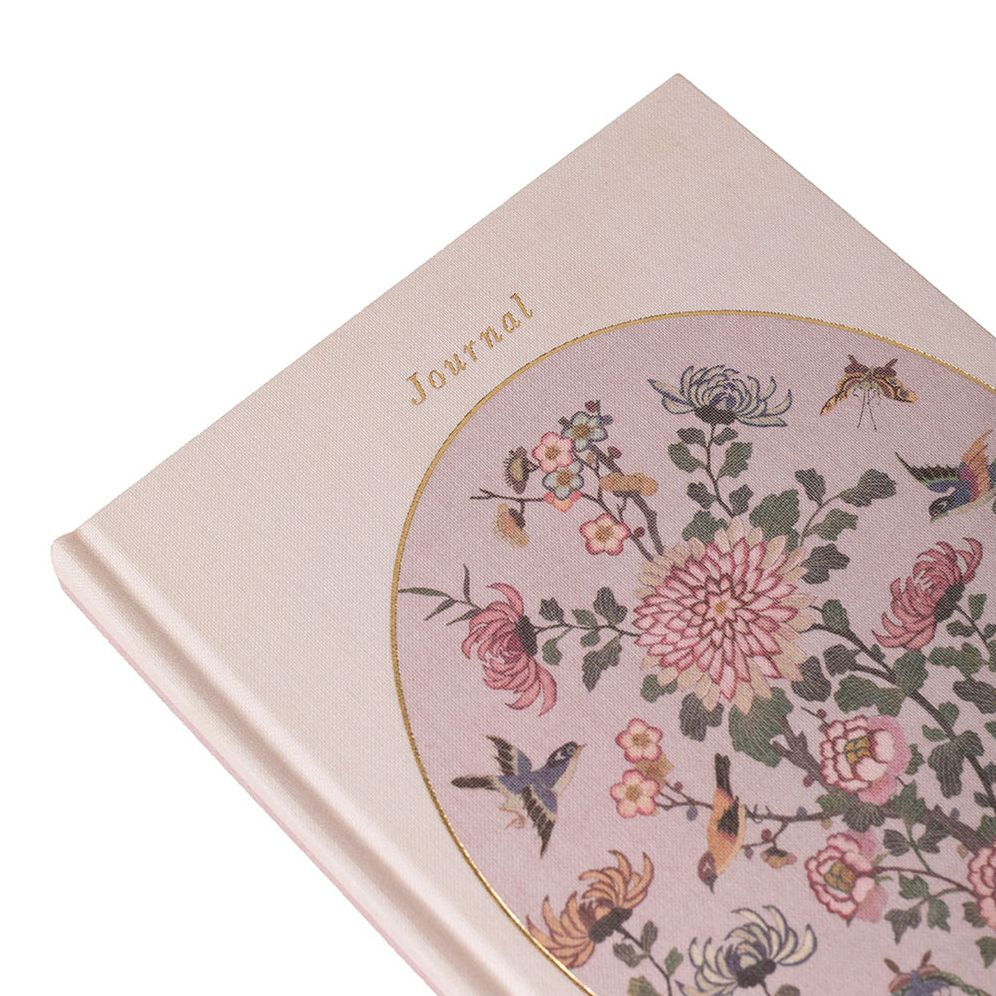 Chinoiserie Bookcloth Wrapped Dual Purpose Journal - Image 9