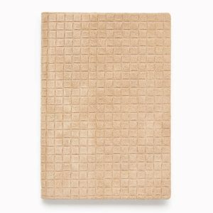 Jeremiah Brent Tan Woven Suede Leather Journal