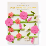 Daisy Floral Felt Garland 6ft