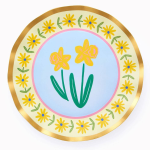 Floral Wavy Dinner Plate