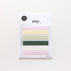 Suatelier Various Patterns of Long-shaped plain sticker