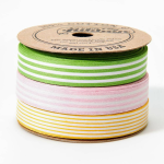 Pastel Stripe 1/2 Cotton Ribbon Collection S/3
