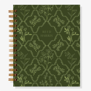 12-Month Woodland Toile Custom Planner
