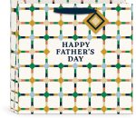 Father's Day Diamond Check Large Gift Bag