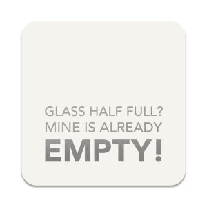 Glass Half Full Coasters