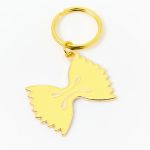 Farfalle Bowtie Pasta Enamel Keychain