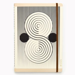 2025-2026 Paper Source B+W Minimalist Monthly Desk Planner