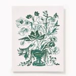 2025-2026 Paper Source Romantic Greenery Weekly Desk Planner