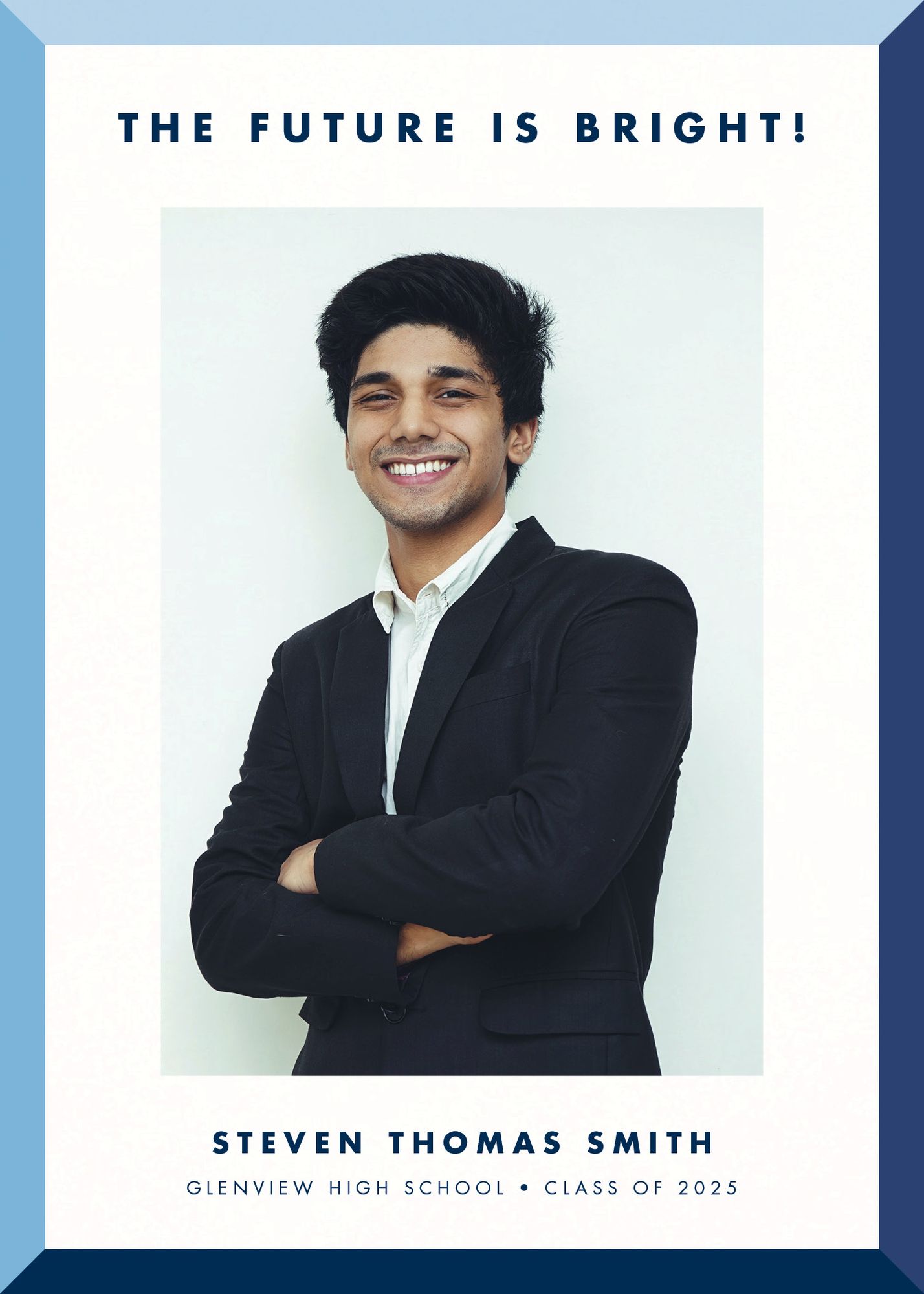 Mod Bevel Photo Graduation Announcement - Image 4