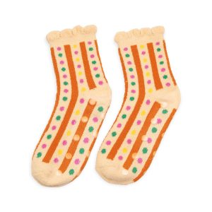 Cozy Grip Socks. Stripes and Dots