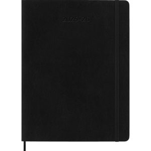 Moleskine Classic 18 Month 2025-2026 Weekly Planner. Soft Cover. XL (7.5 x 10). Black. 208 pages