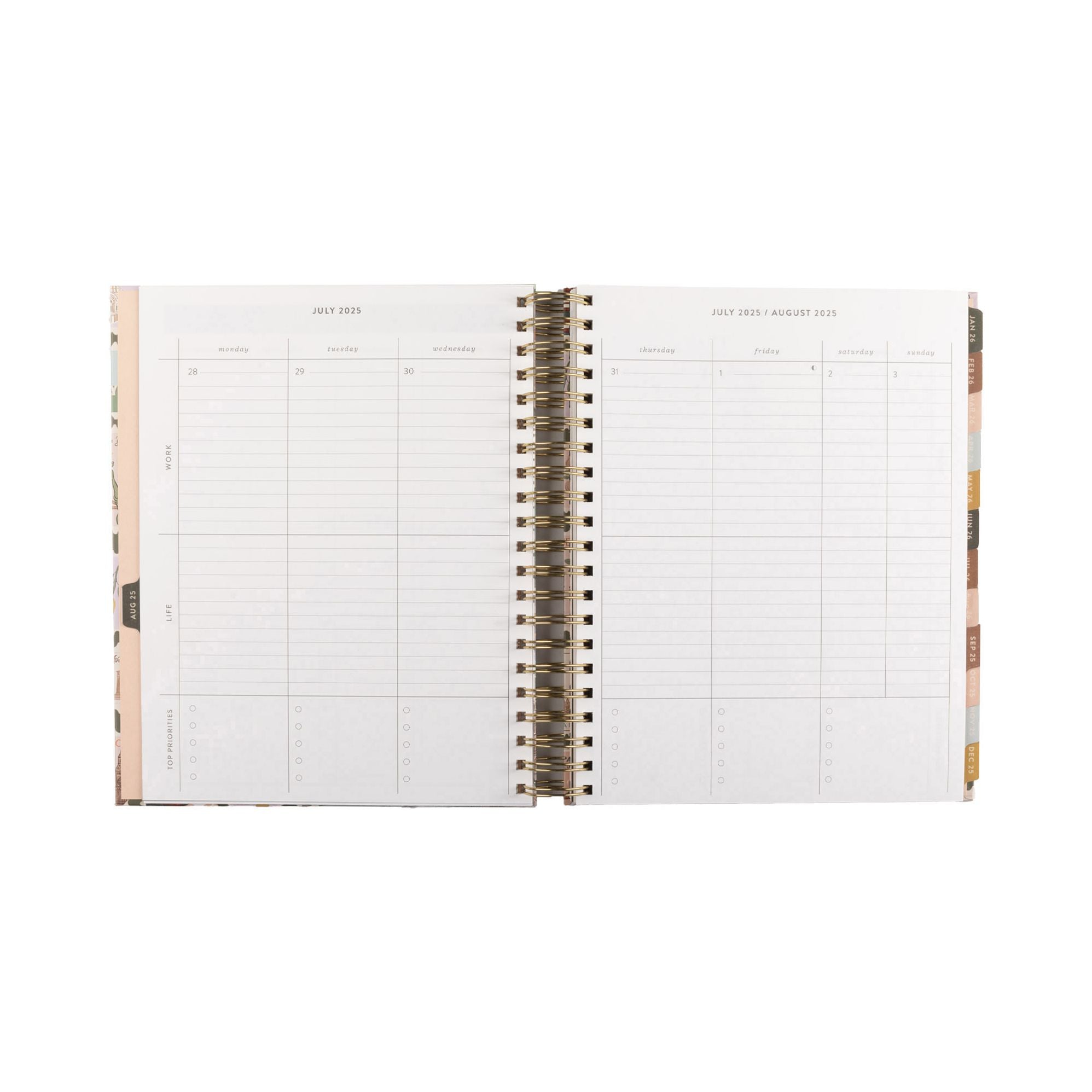 2025-2026 Bon Voyage Weekly Desk Planner - Image 2
