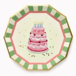 Vintage Cake Decagon Plates S/10