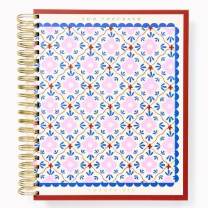 2025-2026 Paper Source Creative Borders Weekly Desk Planner