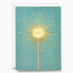 Happy Birthday Sparkler Card