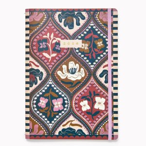 2025-2026 Paper Source Creative Borders Monthly Desk Planner