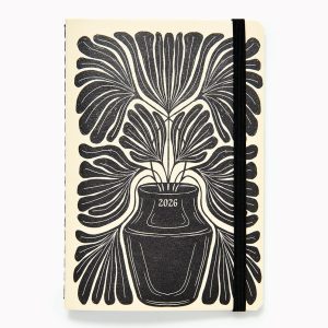 2025-2026 Paper Source B+W Minimalist Monthly Pocket Planner