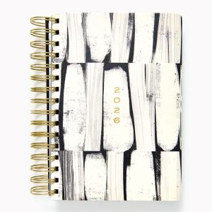 2025-2026 Paper Source B+W Minimalist Daily Planner