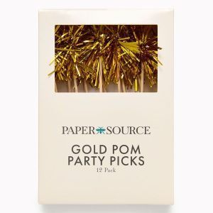 Gold Pom Party Picks