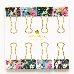 Fun Floral Binder Clips