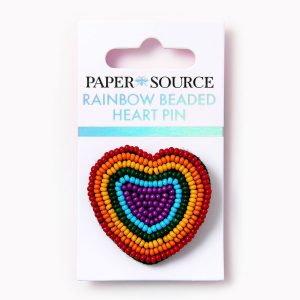 Beaded Rainbow Pin