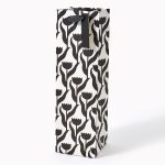 Wine Black and White Gift Bag