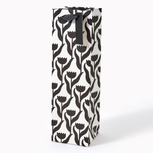Wine Black and White Gift Bag