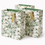 Medium Romantic Greenery Gift Bags Set of 3