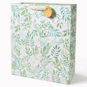 XL Watercolor Garden Gift Bag