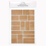 Simple Patterns on Kraft Gift Labels