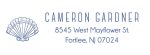 Single Seashell Return Address Label