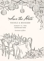 Under the Lanterns Save the Date