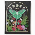2025-2026 Paper Source Dark Academia Weekly Desk Planner