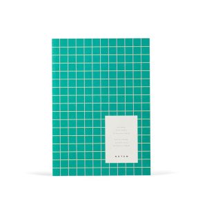 Green Grid Vita Medium Notebook